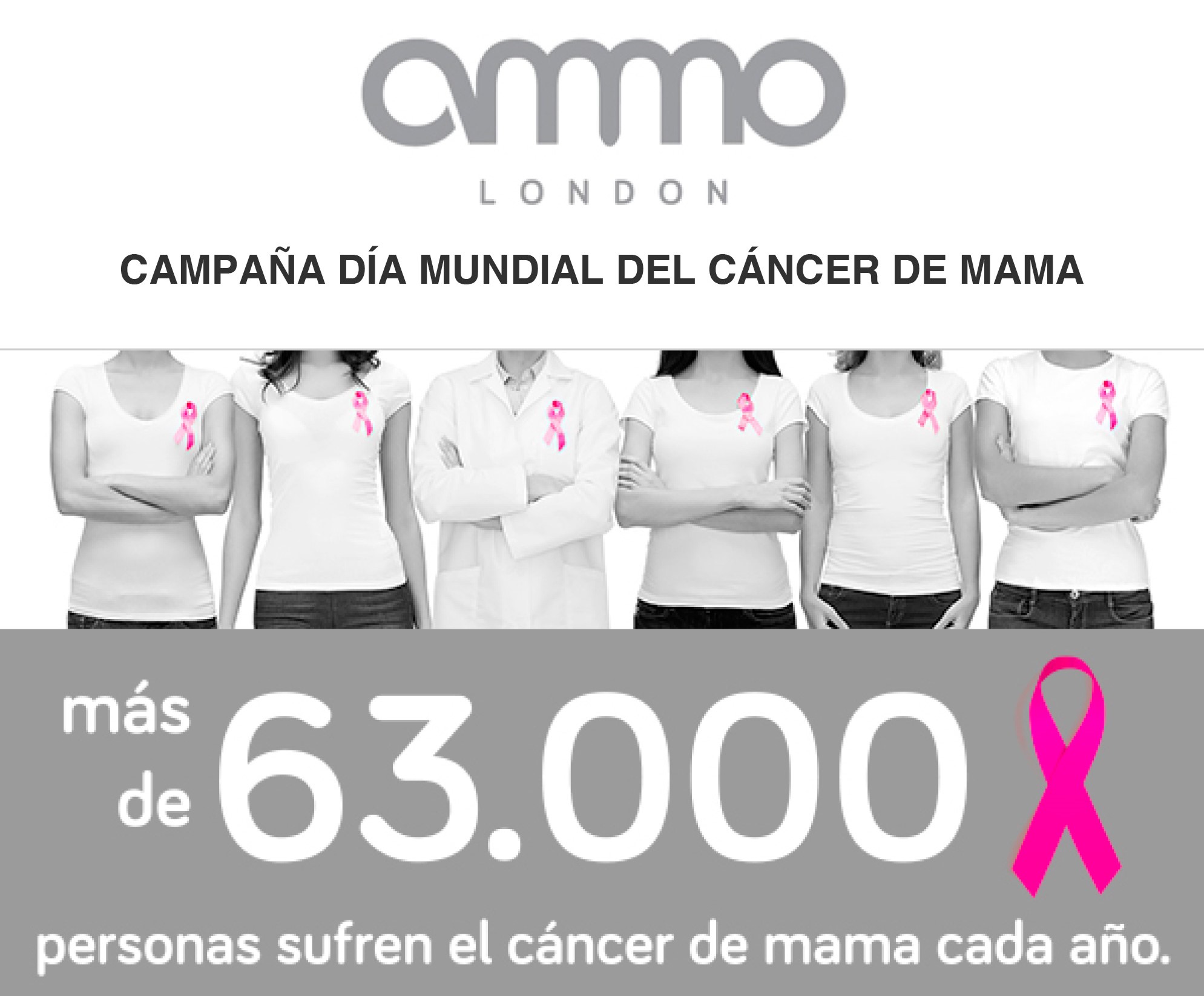 Ammo London se une contra el cáncer de mama - Ammo